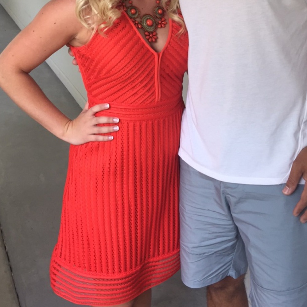 Red J. Crew Dress